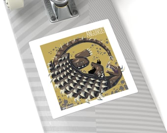 Kaiju Stilizzazione - Adesivo Rumble