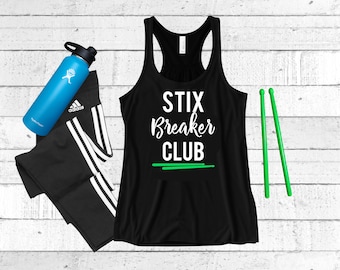 Stix Breaker Club - Workout Tank - Pound Workout - Pound Tank Top - Racerback - Drumsticks - Fitness Tank - Pound - Drumming