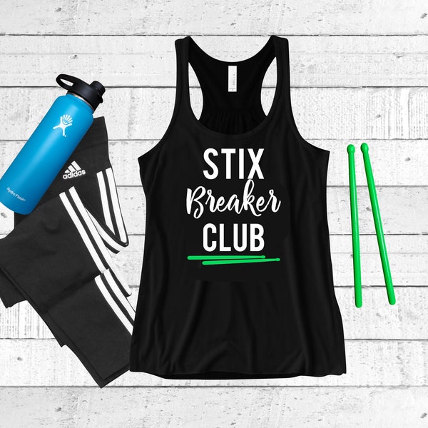 Stix Breaker Club - Workout Tank - Pound Workout - Pound Tank Top - Racerback - Drumsticks - Fitness Tank - Pound - Drumming