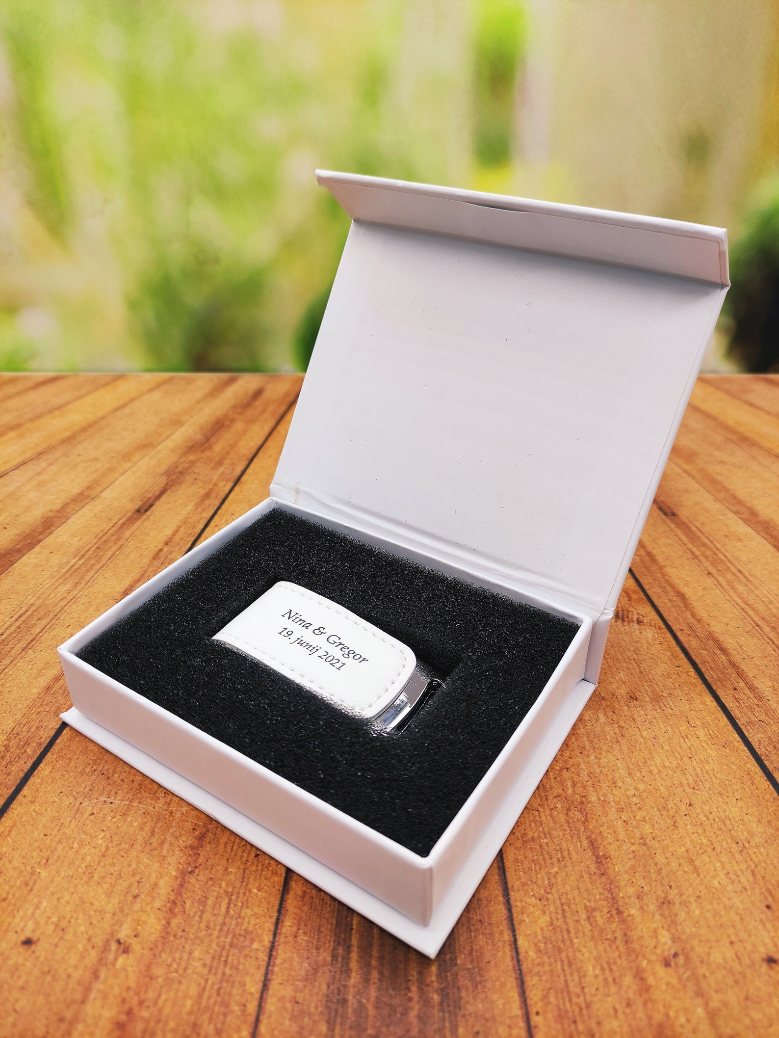 Custom Leather USB Flash Drive 32Gb Gift Box Etsy