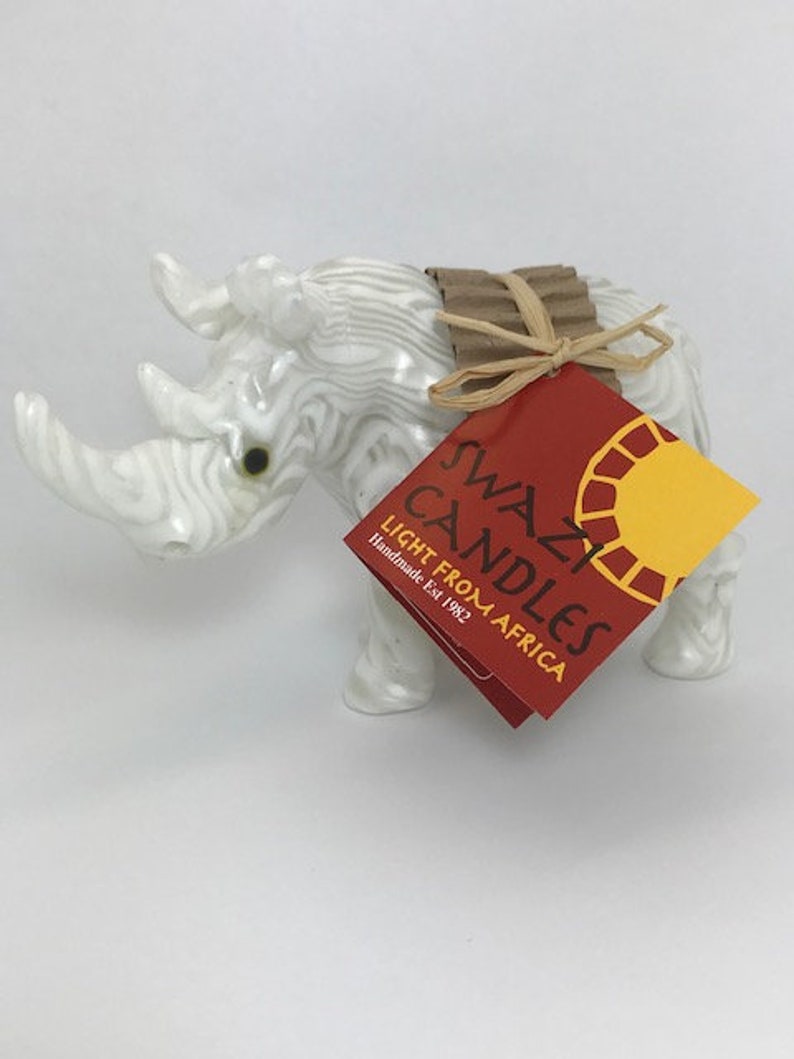 Small Rhino Candles Swazi Candles image 3