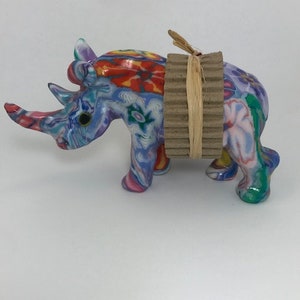 Small Rhino Candles Swazi Candles image 7