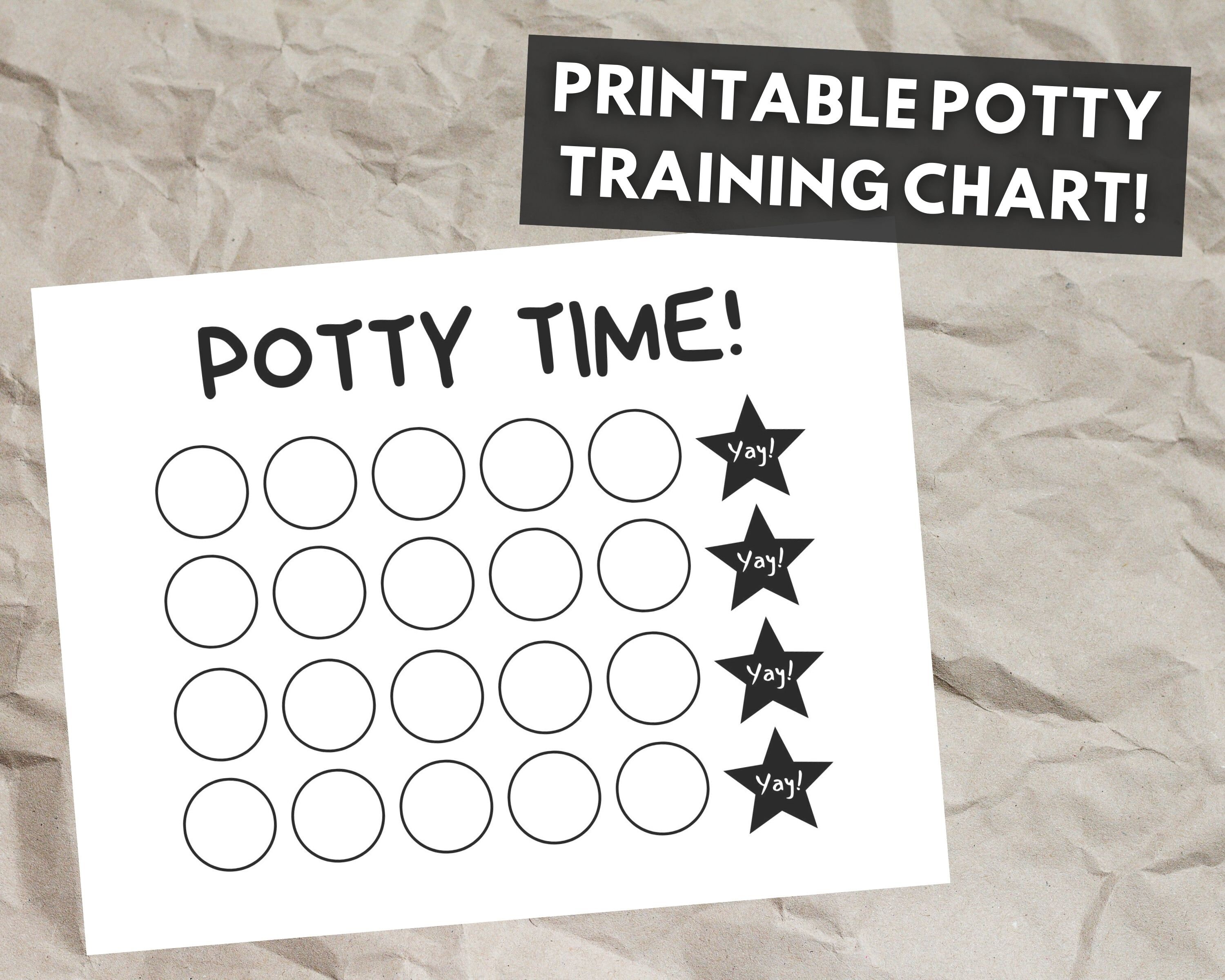 Printable Potty Training Reward Chart Potty Training Sticker Chart