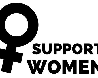Support Women Female Symbol SVG Cut File for Cricut, Silhouette