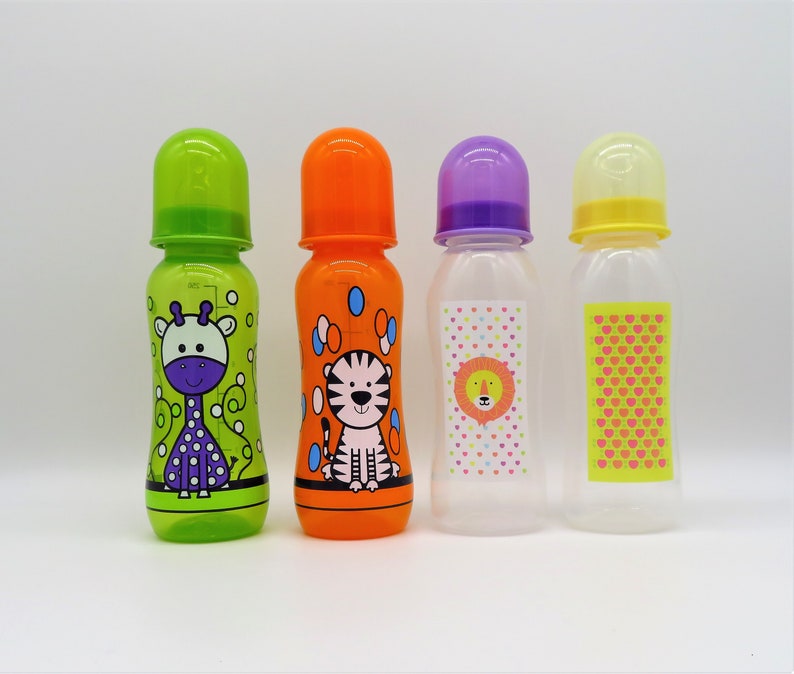 Adult Baby Bottles Coloured Zebra Lion Large adult teat Etsy