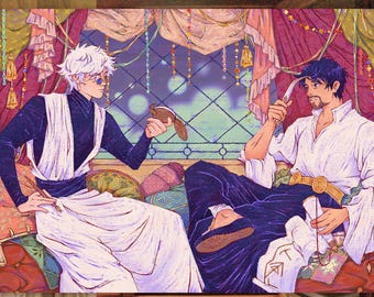 Two Magic Roommate Guys Print