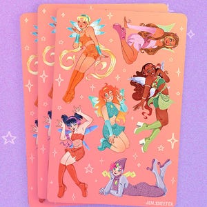 Winx Club Sticker Sheet