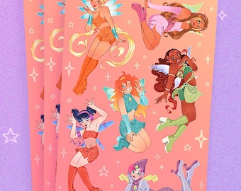 Winx Club Sticker Sheet