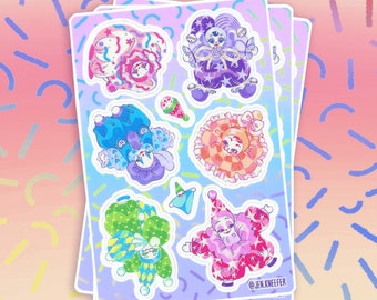 Clown Sticker Sheet