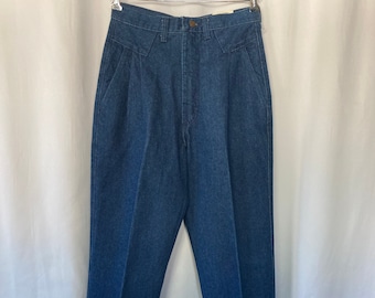 Vintage 80's 90's Women's Tall Wrangler Silverlake Bareback High-rise Western Jeans NWT - 28" Waist 35 1/2 Inseam