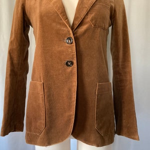 Vintage 70's Women's Brown Velvet Blazer by TomBoy of California Small image 6