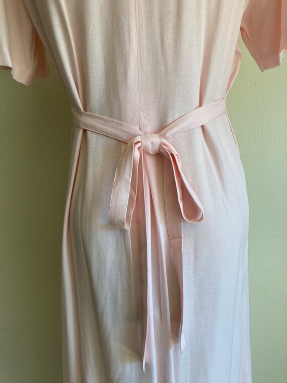 1980s 90s Dress Pink Sailor Maxi - Medium - image 4