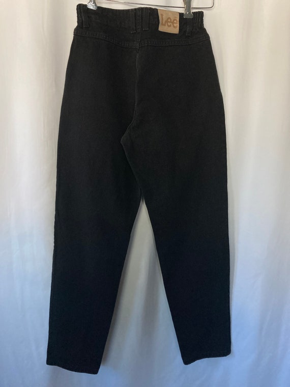 Vintage 80's 90's Women's Black Bareback High Ris… - image 3