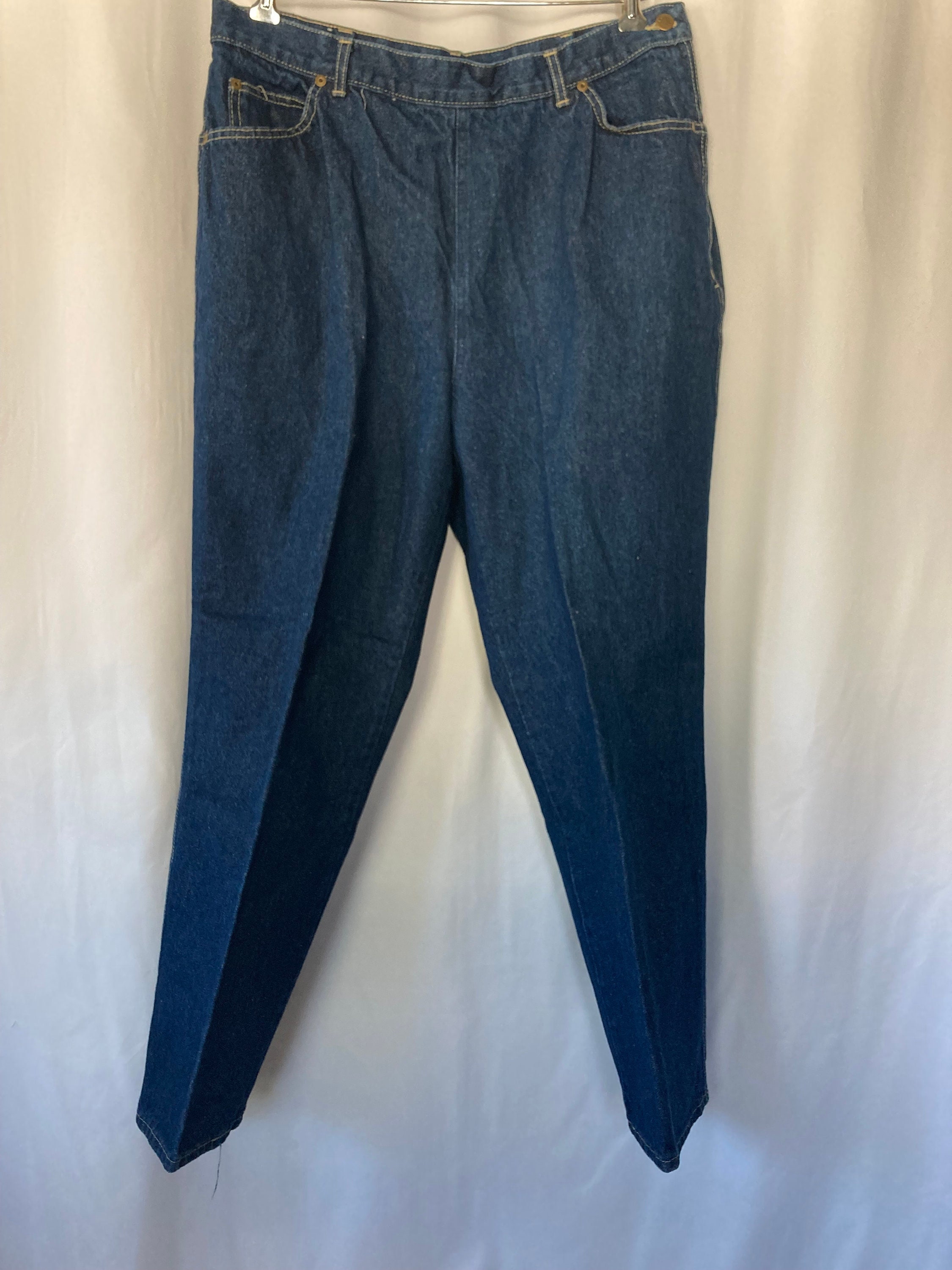 Vintage 80's Chic Women's Jeans- Waist 34" Inseam 29"