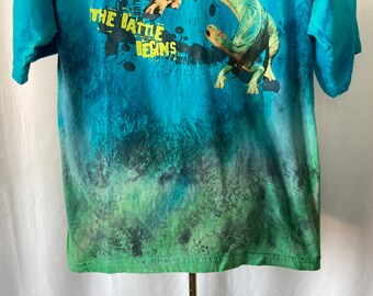 Vintage 2000 Walt Disney Dinosaur Blue Promo T shirt Medium Etsy