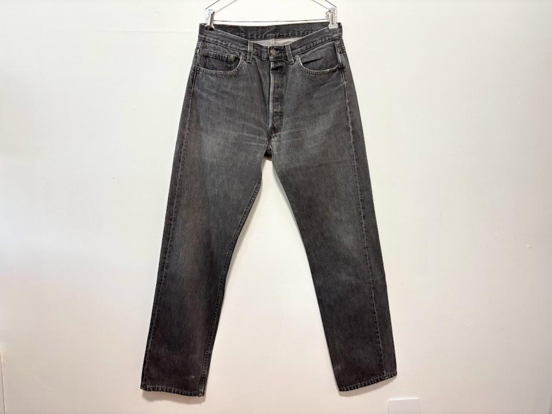 Vintage 90s Levi's 501 Jeans: Black Denim, USA Made (30x30.5) - Etsy
