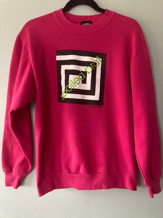 Vintage Spoiled Brat Pink Sweatshirt - XS