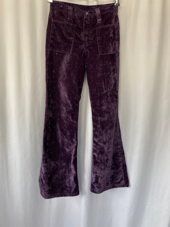 Vintage 70' Women's Wrangler Purple Crushed Velvet