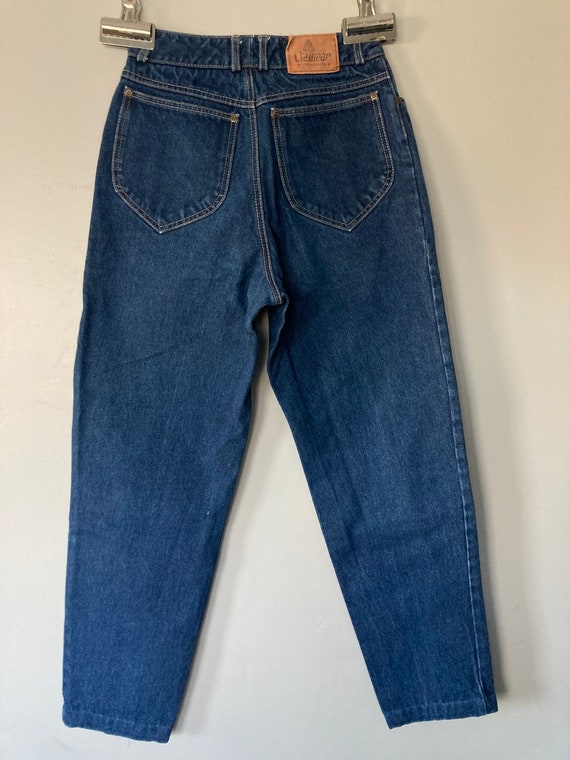 1980's Liz Wear Jeans High-rise Waist 28" - image 5