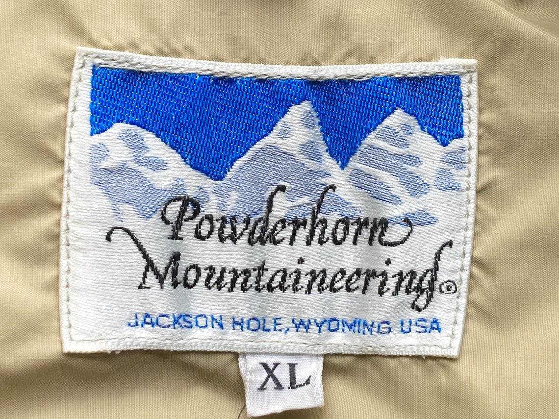 Vintage Powderhorn Mountaineering Vest Jackson Hole Wyoming | Etsy