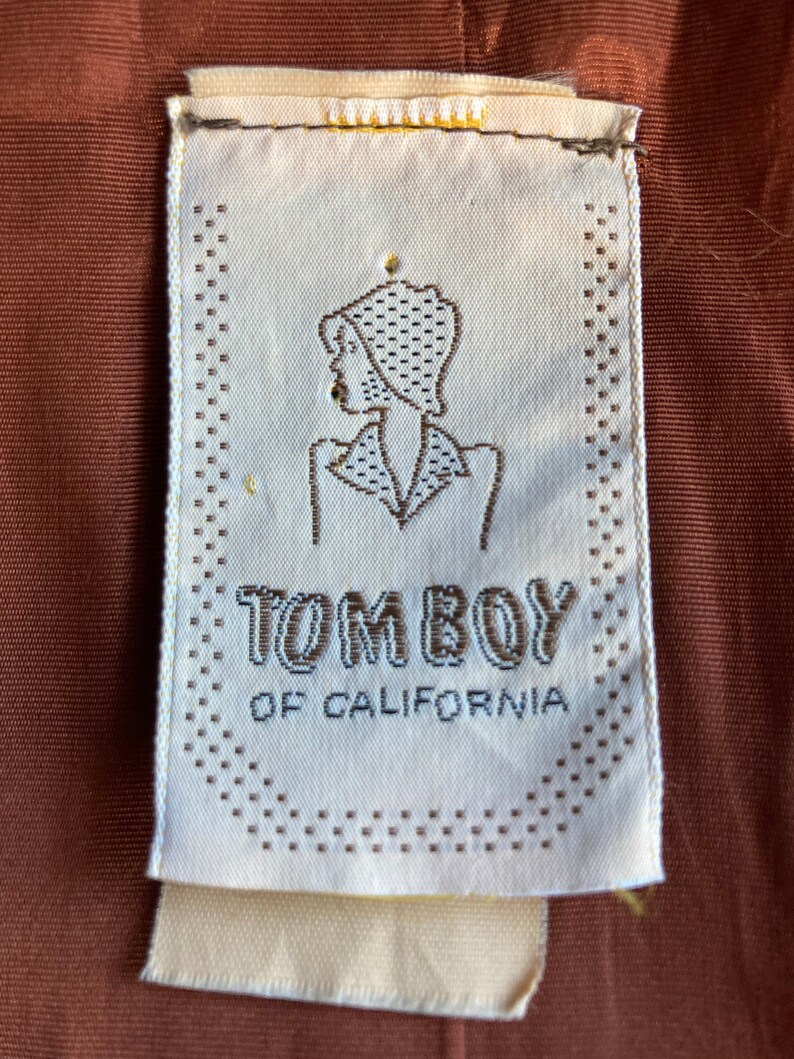 Vintage 70's Women's Brown Velvet Blazer by TomBoy of California Small image 9