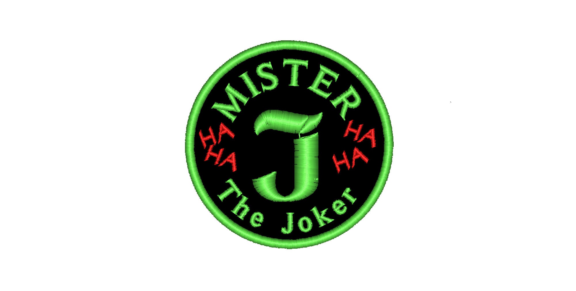 Joker patch Mister J backpack accessory (2 Sizes)