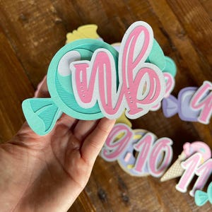 Sweet One Milestone Banner - Sweet One Photo Banner - Donut Party - Candy Party