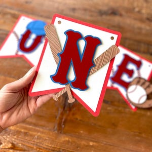 Baseball Highchair Banner - Rookie Year Highchair Banner - Rookie Year - Baseball Party