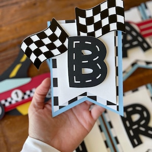 Fast One Banner - Two Fast Banner - Race Car Banner
