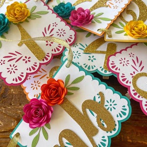Fiesta Milestone Banner/ Fiesta 12 Month Banner/ Fiesta First Birthday/ Fiesta Photo Banner/ First Fiesta/ Papel Picado Banner