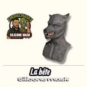 Silicone mask the beast (werewolf)