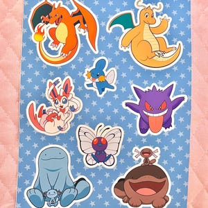 poke sticker sheet