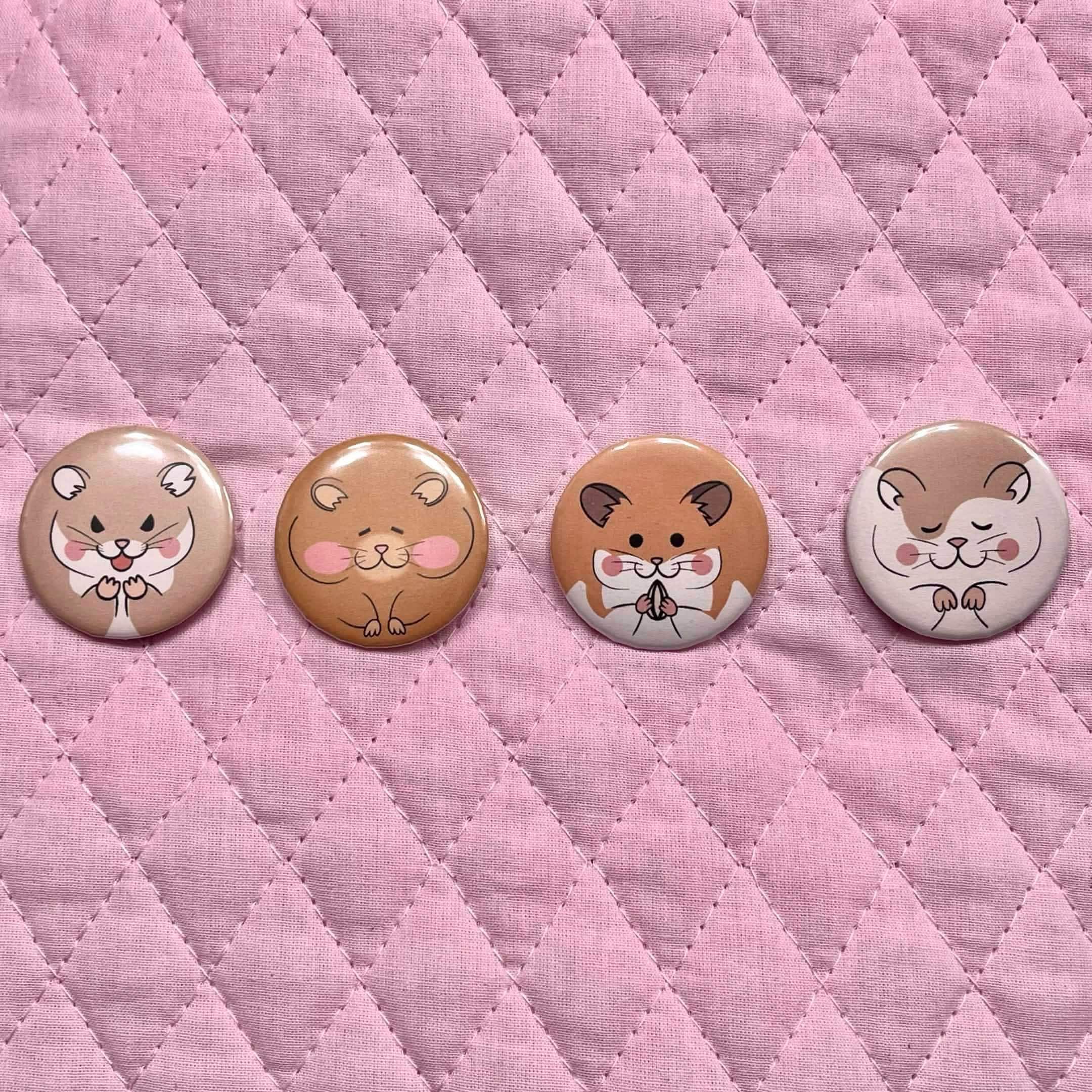 Gundham Tanaka and Monokuma Buttons - Etsy