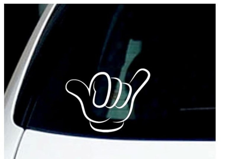 Mickey hands Decal Etsy