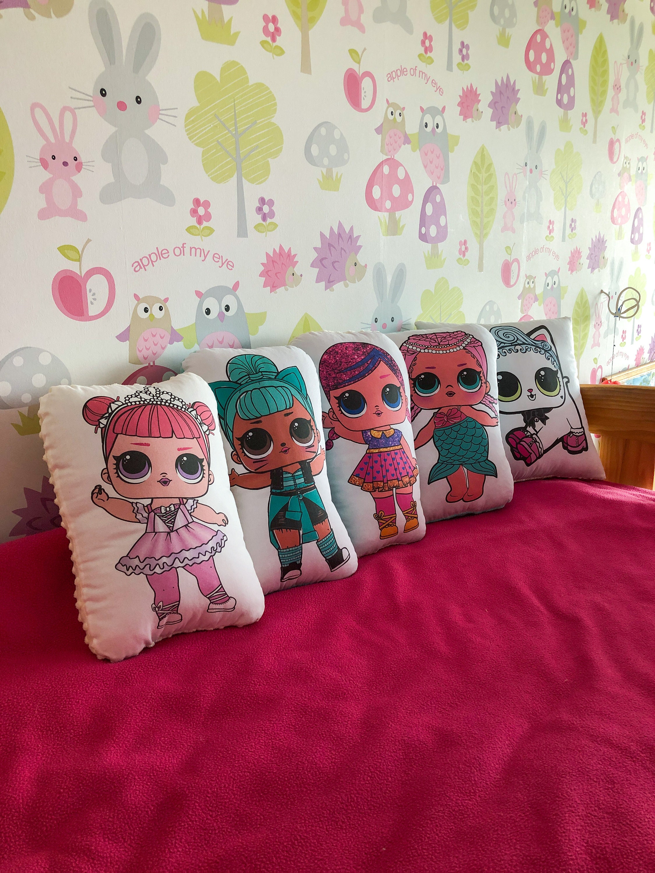 Soft lol pillow for girl crib bedding crib kids lol pillow Etsy