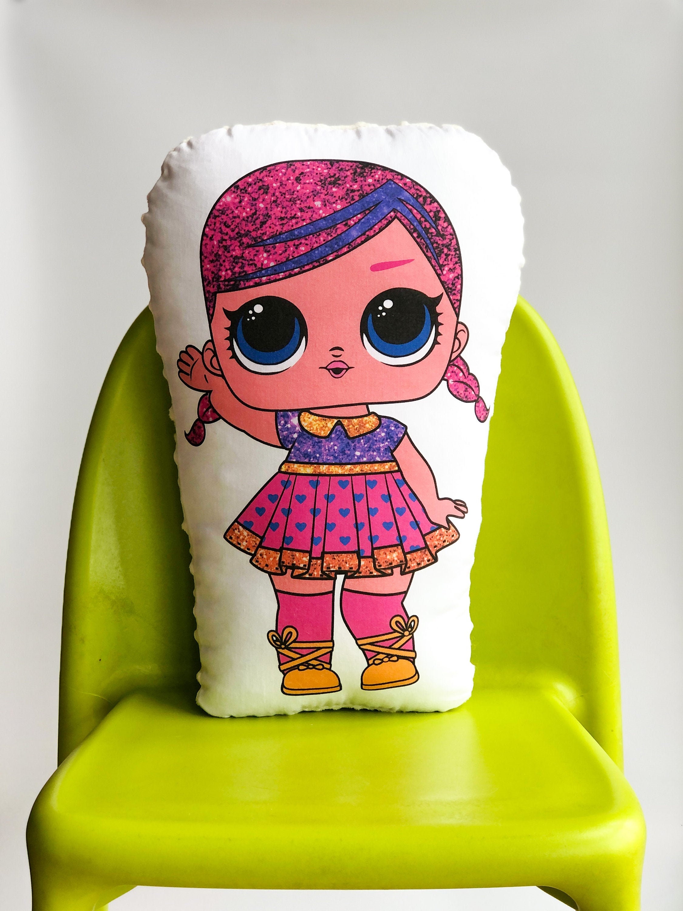 Soft lol pillow for girl crib bedding crib kids lol pillow Etsy