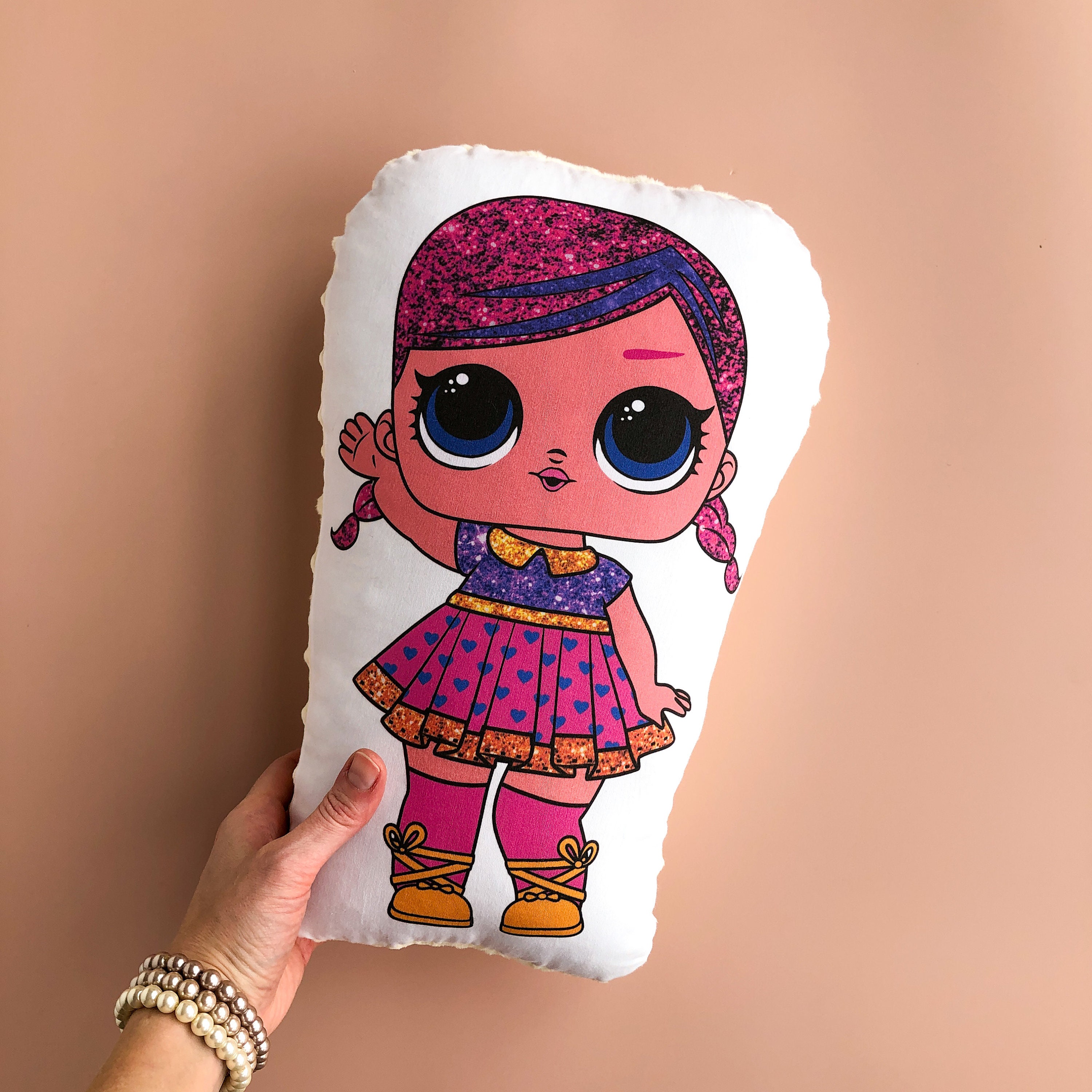 Soft lol pillow for girl crib bedding crib kids lol pillow Etsy