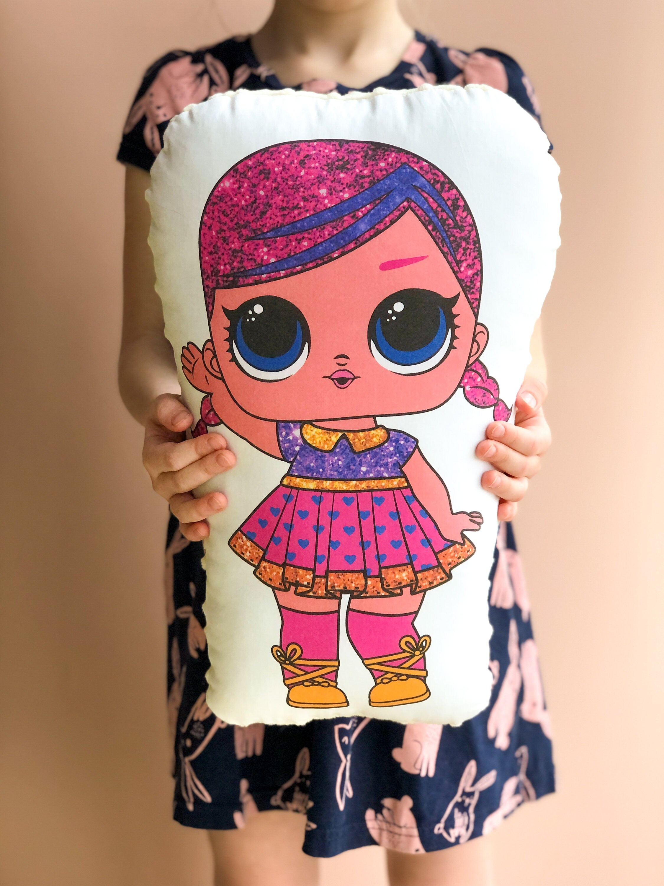 Soft lol pillow for girl crib bedding crib kids lol pillow Etsy