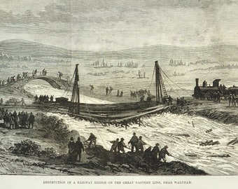 Antique Lithography1878 Antique PrintNewspaper Illustrated London News 1878Print LithographOriginal Antique LithographyExhibitionPrint