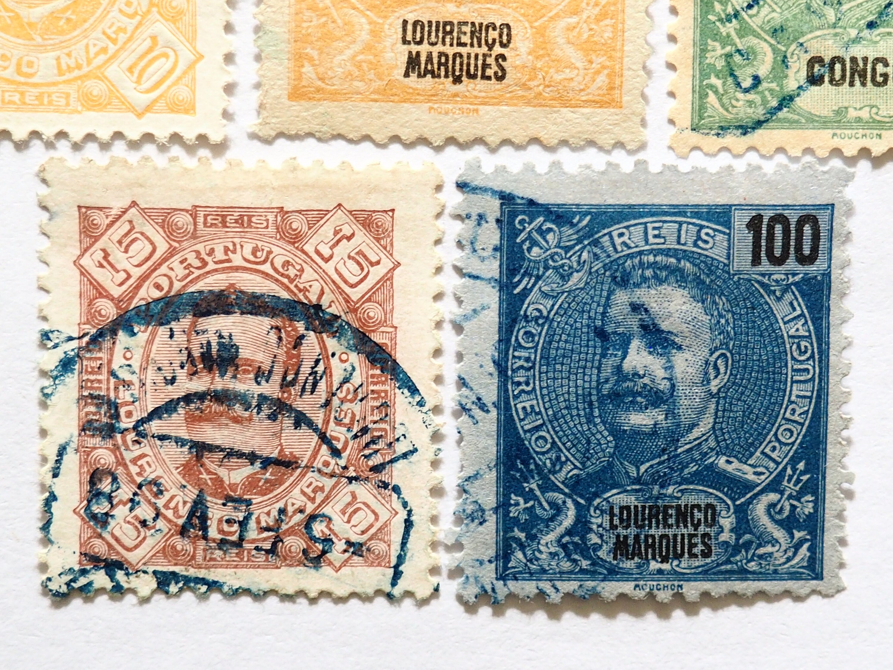 Lot 5 18941898 Old Postage Stamp Portugal/Portuguese Colonies Etsy