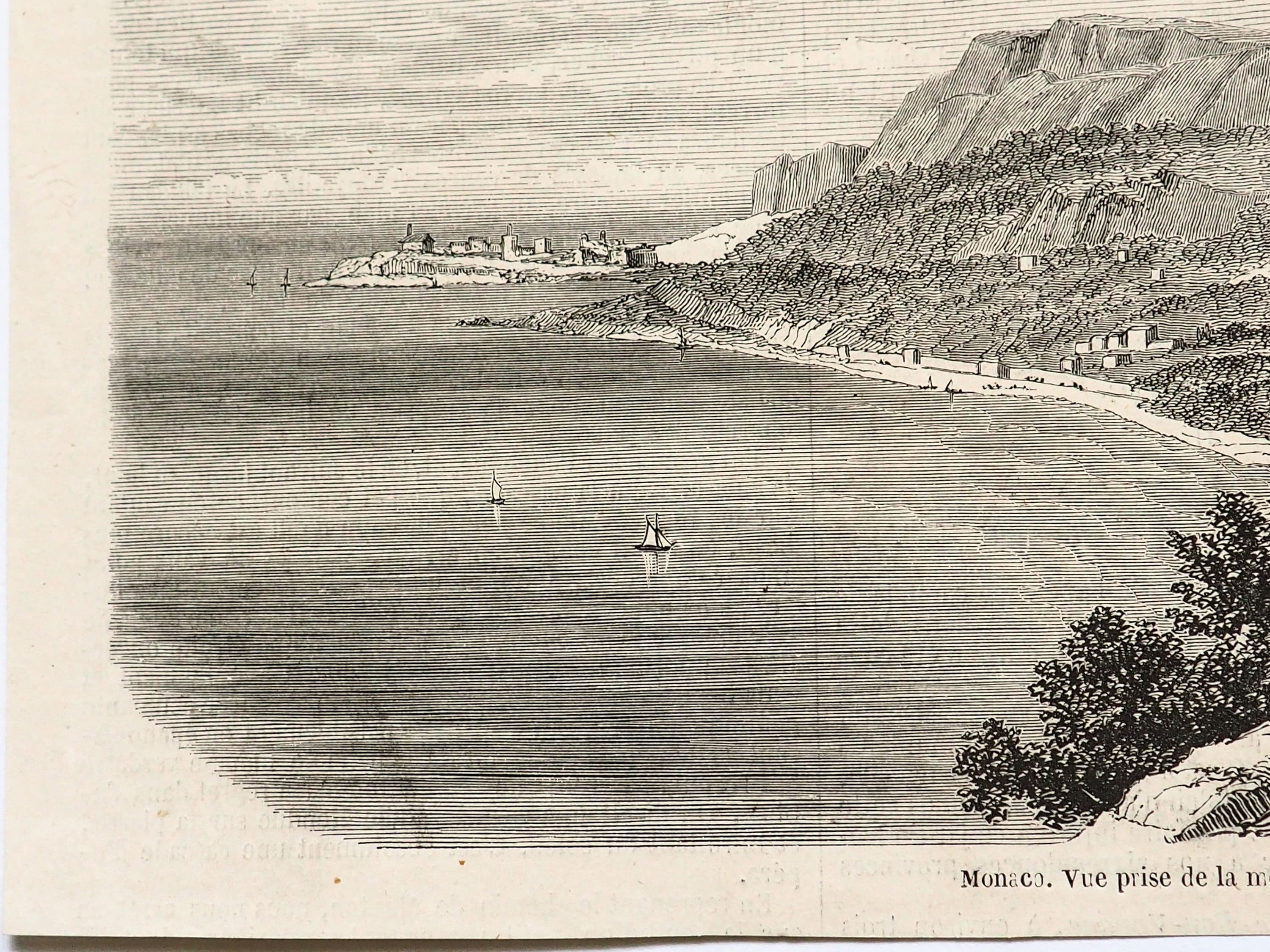 Antique Lithograph/1856 Antique Print/l'illustration Etsy