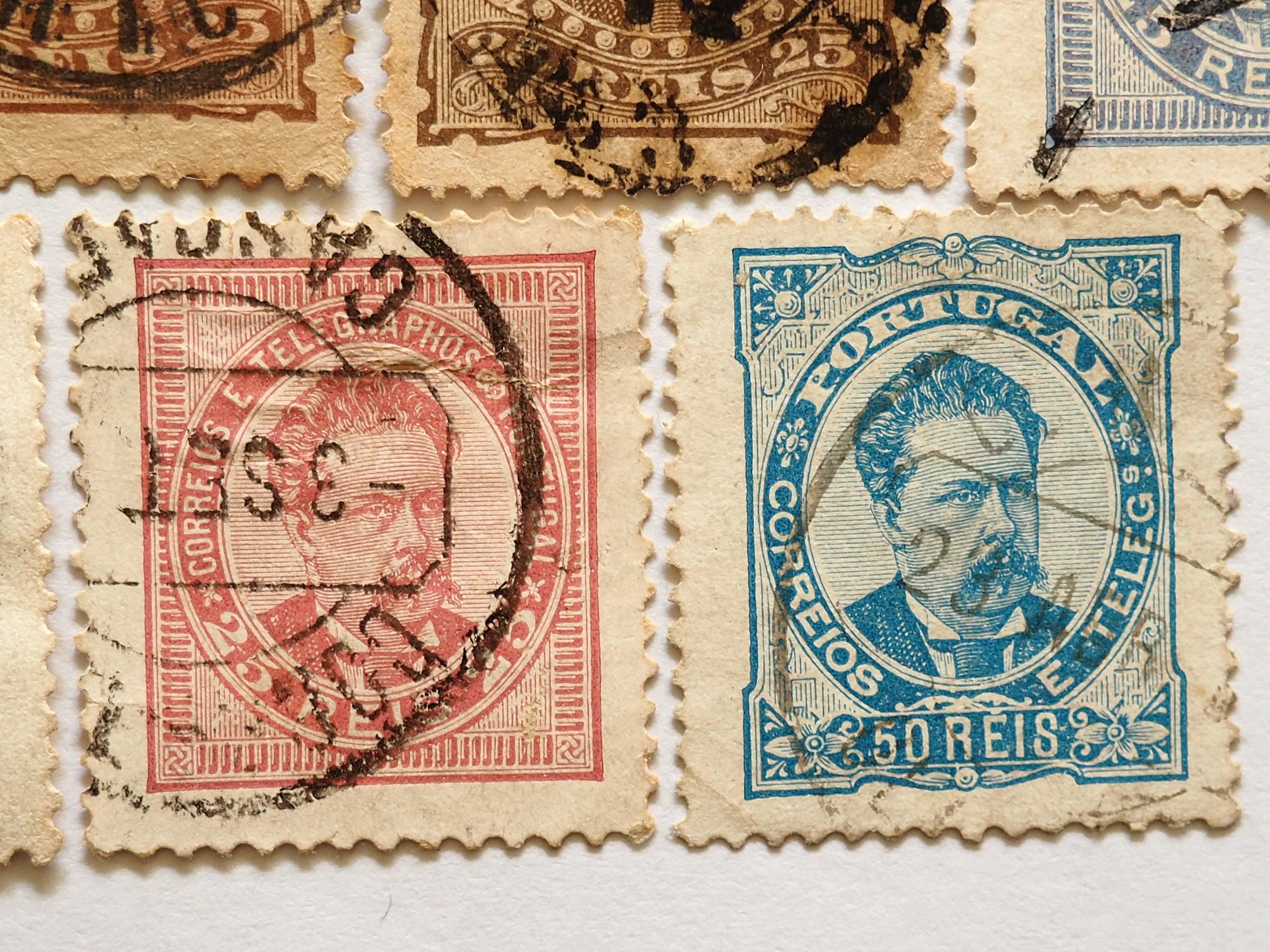 1882 Portugal/Lot 7 Postage Stamps 1882/Postage Stamp 1882 Etsy