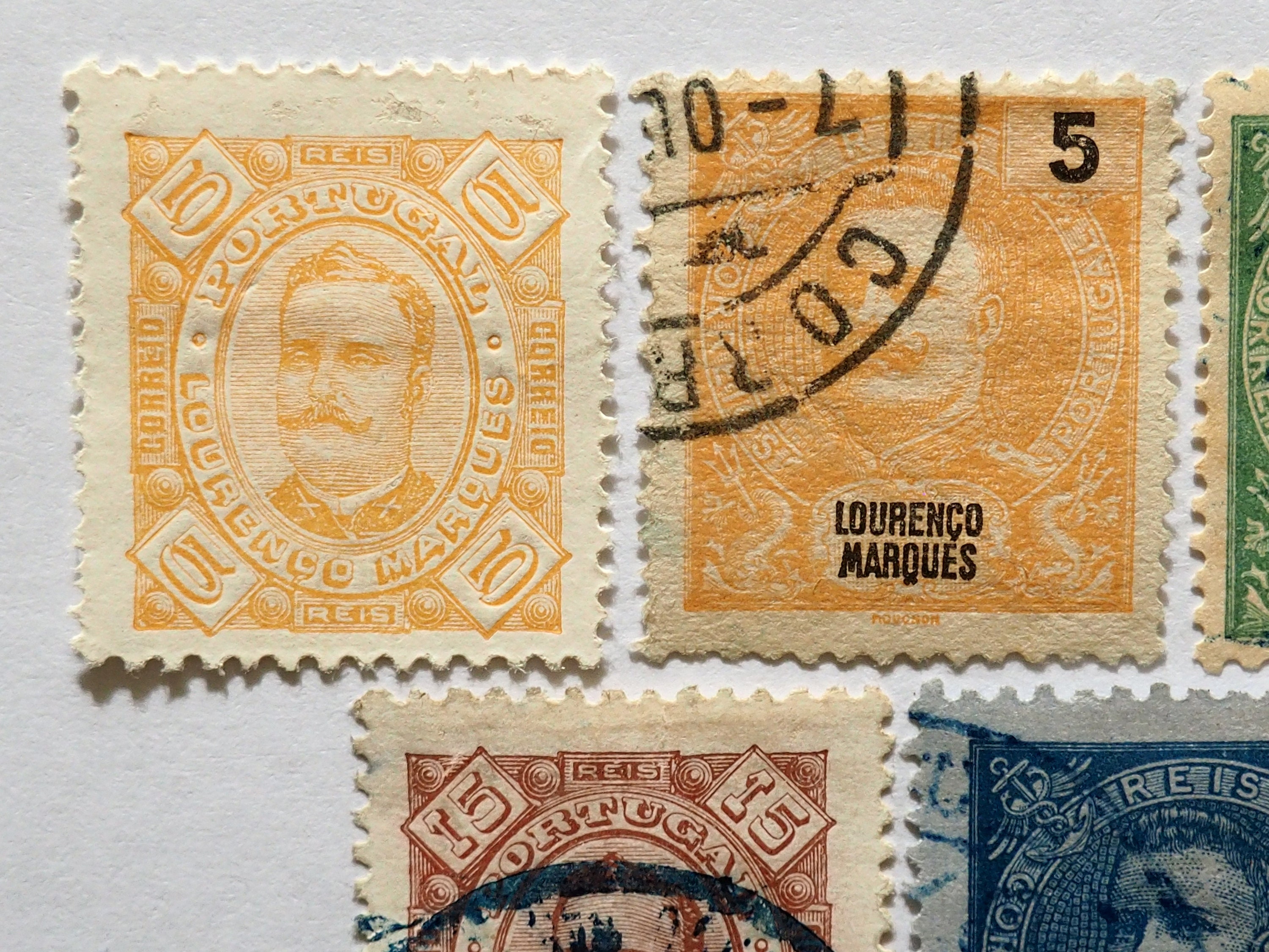 Lot 5 18941898 Old Postage Stamp Portugal/Portuguese Colonies Etsy