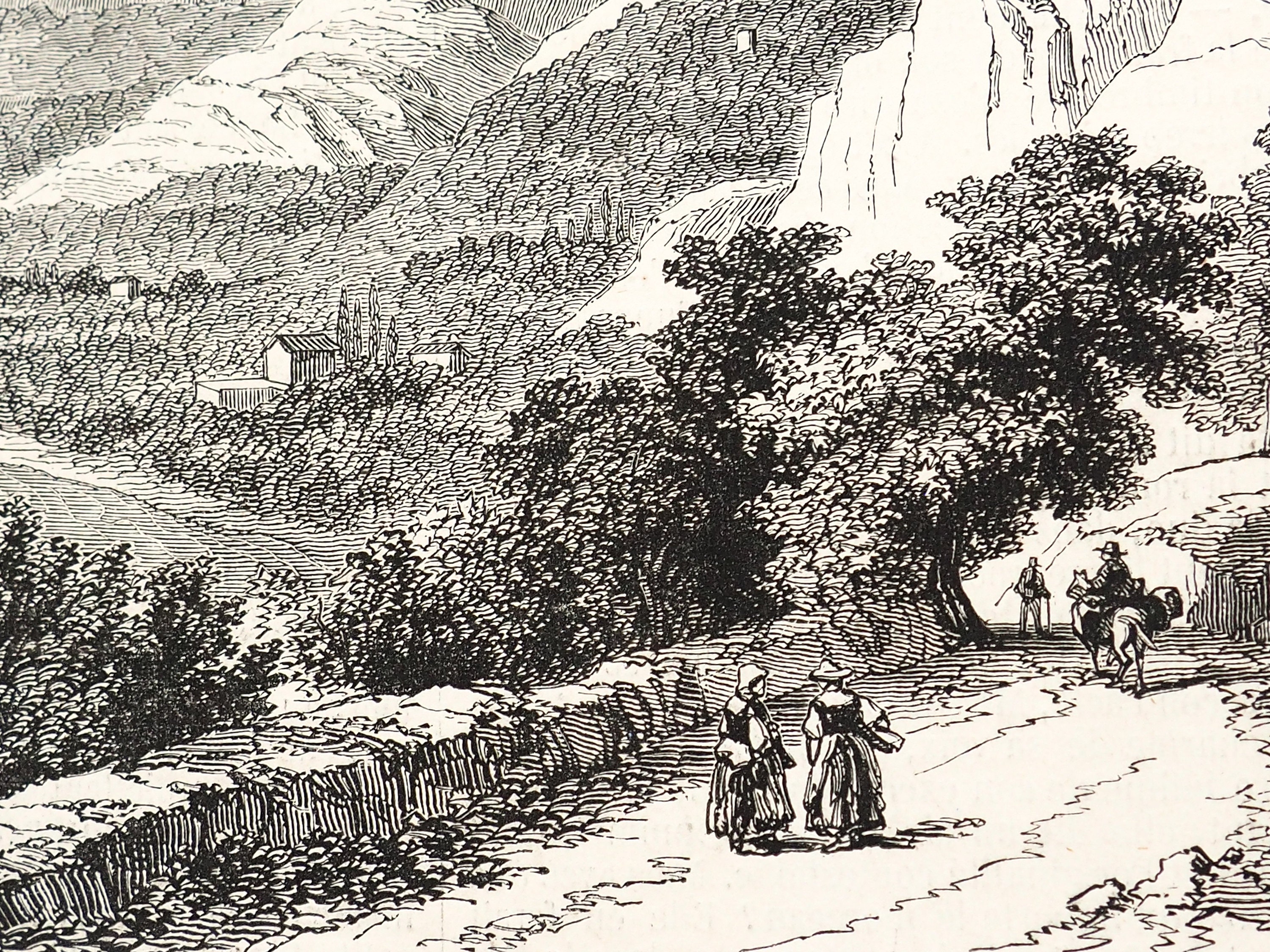 Antique Lithograph/1856 Antique Print/l'illustration Etsy