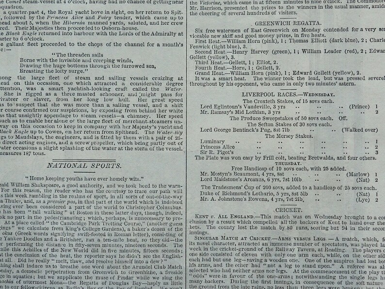 Antique Lithography1878 Antique PrintNewspaper Illustrated London News 1878Print LithographOld Antique LithographDinner in the Pavilion