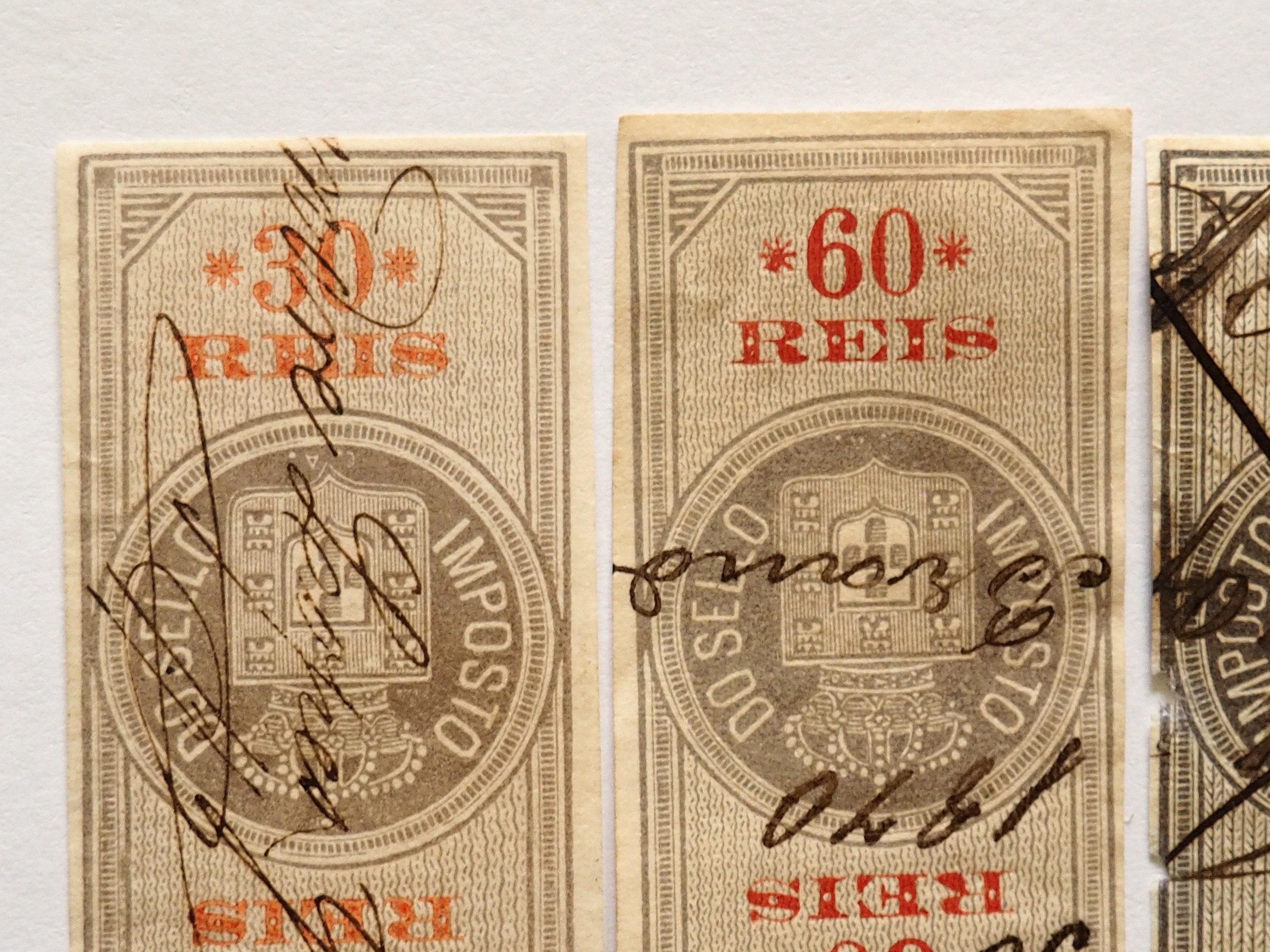 1868 Lot 3 Tax Stamps Portugal/Postage Stamp Portugal/Post Etsy