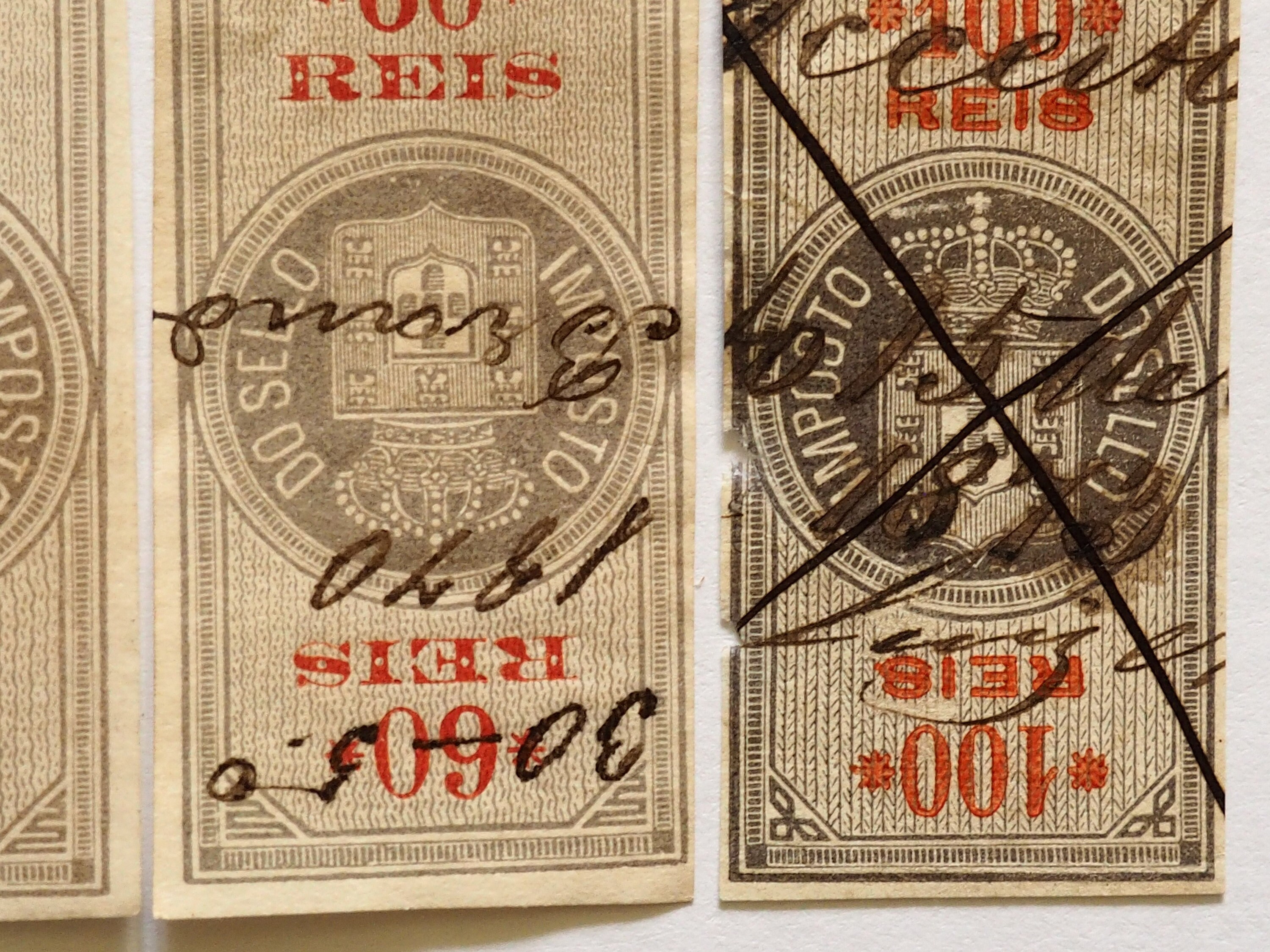 1868 Lot 3 Tax Stamps Portugal/Postage Stamp Portugal/Post Etsy