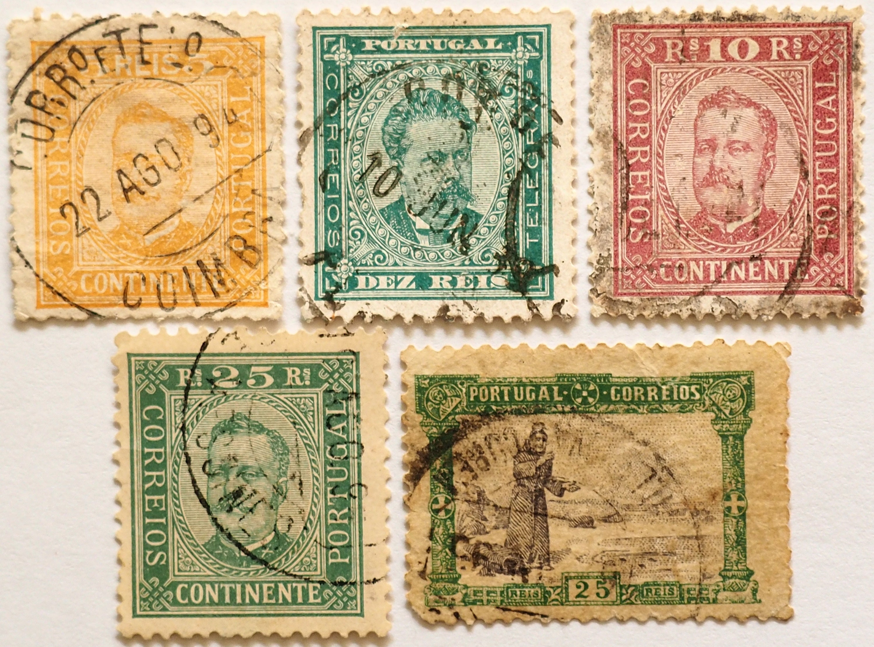 18821894 Portugal/Lot 5 Postage Stamps/Postage Stamp Etsy