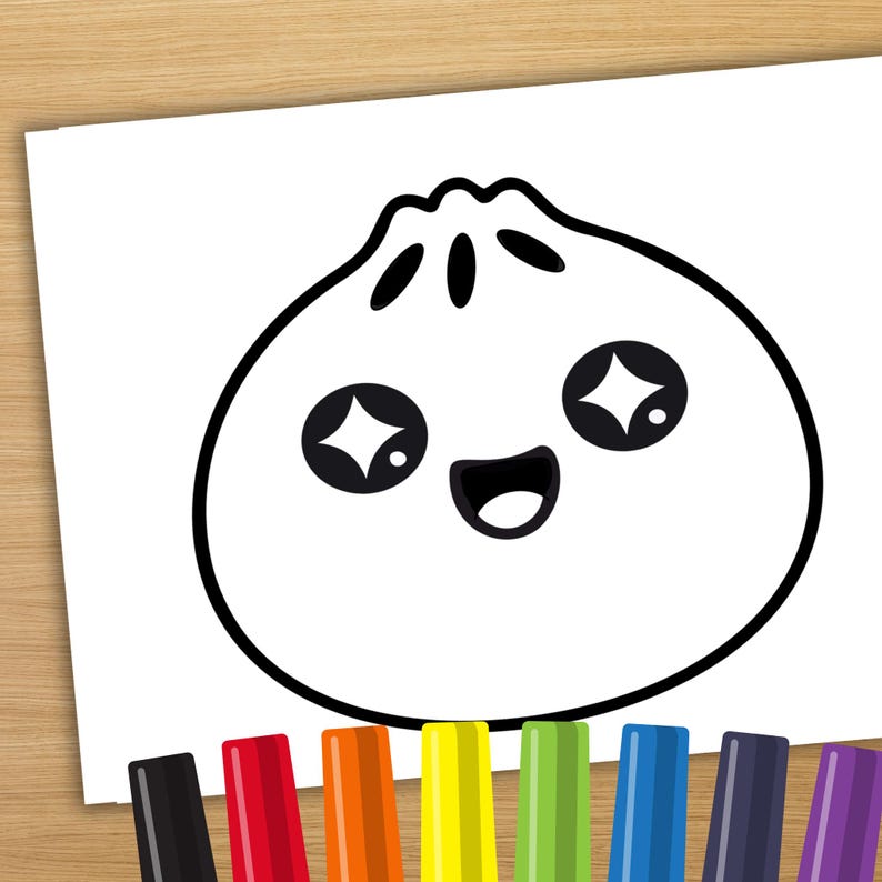 Glitter Dumpling Coloring Sheets 10 Printable Dumpling Squishy Themed Glitter Dumpling Coloring Sheets 10 Printable Dumpling Squishy Themed