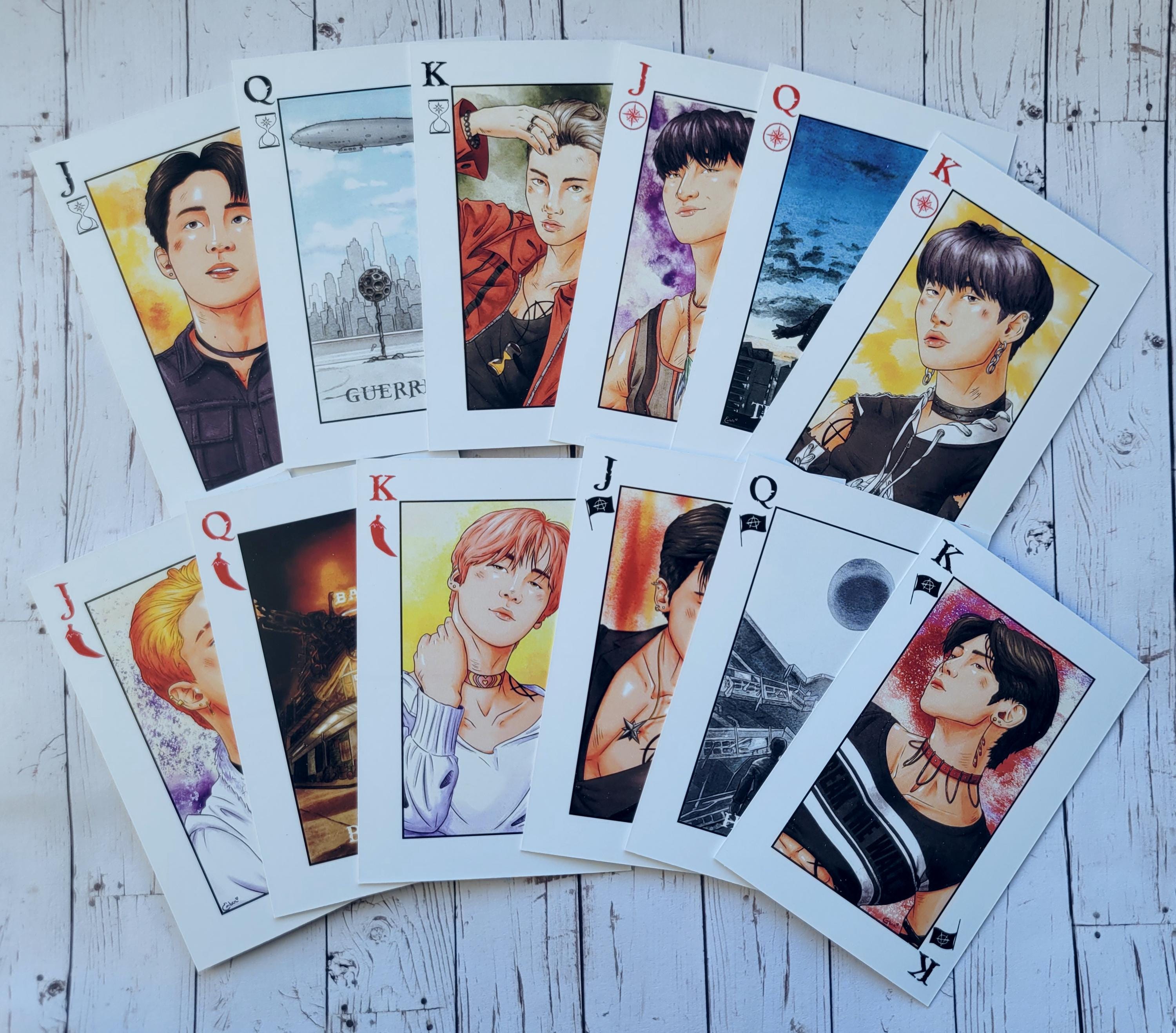 K-pop ATEEZ Playing Card Set, ATEEZ Fan K-pop Merch, Unique Gift